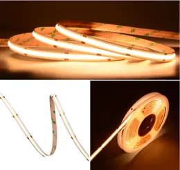 RGBW COB LED Strip 24V 840LEDS/M Hög densitet mjuk flexibel RGB -bandljus för belysning av inomhusdekoration