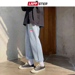 Lappster Mannen Designer Kawaii harajuku Jeans Broek 2022 Heren Baggy Vintage Streetwear Denelijke Kpop Mode Jean 0309