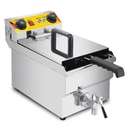 Food Processing 220v 110v Commercial 17L Electric Deep Fryer Machine