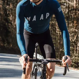 Maap primavera verão homens luva longa ciclismo jersey top qualidade bicicleta mtb bicicleta camisa roupas ropa de ciclismo 220301