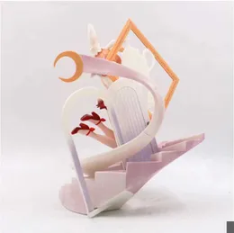 Anime conto de fadas outra figura de alice boneca coelho branco conto de fadas pvc figura de ação estátua coleção modelo brinquedos boneca presente