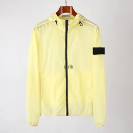 Topstoney2023SS Konng Gonng ne Spring and Autumn Jacket Hooded Detachable Hat Vintage Breseable Roose Fashion Brand005