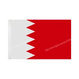 Bahrain Flags National Polyester Banner Flying 90*150cm 3*5ft Flag All Over The World Worldwide Outdoor can be Customized