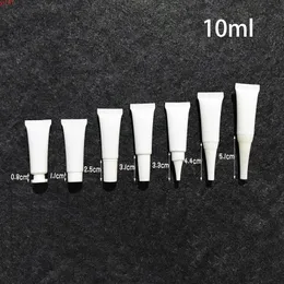 10ml White Plastic Tube Empty Cosmetic Eye Cream Bottle 10g Hand Lotion Lip Gloss Sample Packaging Container Free Shippinggood qty
