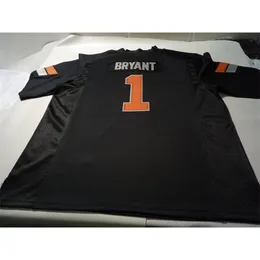 001 # 1 Nero arancione Dez Bryant Oklahoma State Cowboy Alumni College Jersey o personalizzato qualsiasi nome o numero di maglia