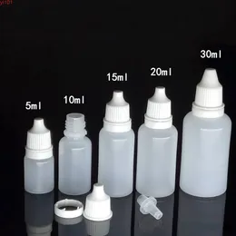 2ml 5ml 10ml 15ml 20 ml 30ml 50ml 플라스틱 드롭 물병 빈 에센셜 오일 포장 액체 Dropper 컨테이너 무료 배송 수량