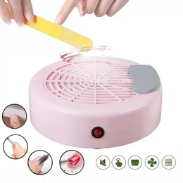 40W Stark Power Mutelsion Dammsamlare med Filter Dammsugare Nail Fan Art Utrustning - Vit