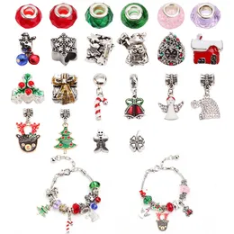 Set di scatole regalo per calendario di gioielli di Natale, scatole regalo per braccialetti di perline fai da te, forniture per feste festive