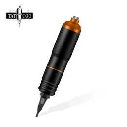 Rotary Tattoo Machine RCA Interface Import Motor Vliegtuigen Aluminium Permanente Make Pistool Pen 210622