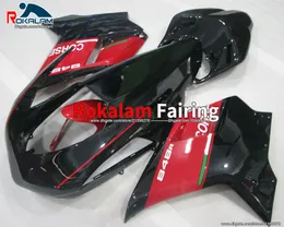 848 2008 2008 2008 2008 2009 2011 Fairing Kit ل Ducati 1098 1098 1098 07 08 09 10 11 848 1098 2007-2011 أسود أحمر دراجة نارية للأطفال (حقن صب)