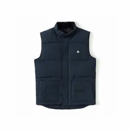 Pióro Jesień Zima Styl Męskie Dół Kurtka Prawdziwa Kamizelka Czarna Etykieta Moda Męska Kobiety Gilet BodyWarmer Advanced Wodoodporna tkanina damska F9F1 #