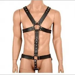 Регулируемый ремень на плечо пастельный мужской кожаный ремень с металлической пряжкой на талии бондаж для тела БДСМ игрушки для мужчин7306748