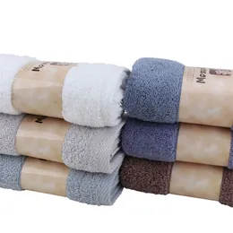Czysta bawełniana super chłonny ręcznik ręcznik ręcznik 74x33 cm miękkie ręczniki łazienkowe Wygodne ręczniki plażowe 17 kolorów