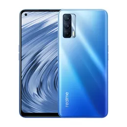 オリジナルのREALME V15 5G携帯電話6GB RAM 128GB ROM MTK 800UオクタコアAndroid 6.4 "全画面64.0mp OTG 4310mahフェイスIDフィンガープリントスマート携帯電話