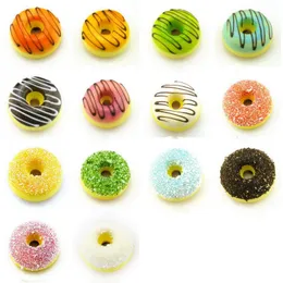 2021 Sweet donut Doughnut fridge message magnet souvenirs,Simulation Food Magnet For Kids Message Holder decoration