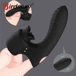 Nxy Sex Vibrators Finger Sleeve Vibrator g Spot Massage Nipple Vaginal Clitoris Stimulate Masturbator Toys for Women Les Orgasm Adult Products 1208