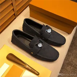 A1 Designer Męskie Oryginalne Skórzane Mieszkania Czarne Jazdy Mokasyny Letni Slip On Męskie Obuwie Brand Sperry Social Shoes 11