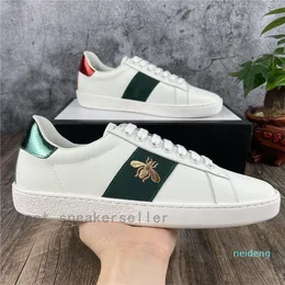 2021 homens mulheres sneaker sapatos casuais low top ace abelha listras sapato plana treinadores de esportes de passeio bordado tigre estrelas stars chaussures derramar