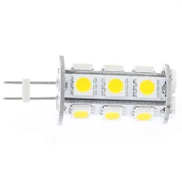 Biała LED G4 Żarówka 12 V 18Led 5050SMD 300LM Tower Rodzaj pod obudową LED Oświetlenie LED na kryształowe światła żyrandol