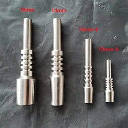 Titanium Nail Tip Nectar Collector Domeless Hand Tools Smoking Accessories 10mm 14mm 18mm GR2 Inverted Grade 2 Ti Nails for NC Kit Dab Rigs VS Glass Bong Water Pipe