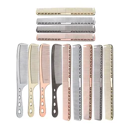 1PC stainless steel Comb Professional Salon Hair Hairdressing Anti-static Barbers Comb Ultra Thin Hair Brush for Men Women