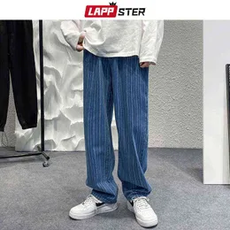 Lappster Jean Backgy Harajuku Y2K Pour Homme Pantalon en Denim Japonais Streetwear Jambes Larges Dcontract Kpop пробегает 2022 0309