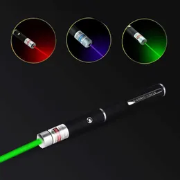 5MW High Power Lazer Pointer Red Blue Green Laser 650nm 532nm 405nm Widok Długopis Potężny Miernik laserowy Taktyczny Polowanie