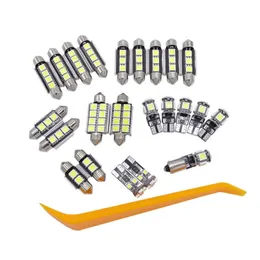New 23 Piece Car Interior Lights Reading Lights License Plate Lamp LED Interior Lamp Is Suitable Fit for BMW X5 E53 2000-2006 Models