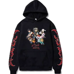 2021 Hot Black Clover Hoodies Long Sleeve Graphic Yuno Fred Astaire Yami Sukehiro Pullover for Men Women H1227