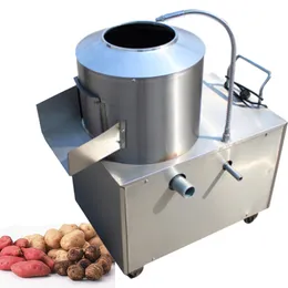 350 type Root Vegetable Fruit Ginger Potato Roller Peeler Washing Peeling Cleaning Machine 150-220 kg/h