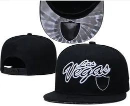 New 2021 Football Snapback Cap Black Color Las Vegas Team Hats Mix Match Order All Caps Top Quality Hat
