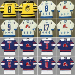 Quebec Nordiques Jersey Hockey 1 Serge Aubry 1974 Tremblay Houle Tardif FTOREK Ricci Cloutier 10 парень Lafleur 1990 Nolan Parizeau Sundin Gouret Clark