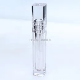 포장 병 빈 3.5ml 사각형 투명 립글로스 튜브 클리어 지팡이 립글로스 포장 컨테이너 30 / 50pcs