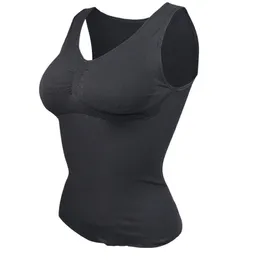 Women Slim Up Lift Bra Shaper Tops Body Shaping Camisole Corset Waist Slimming shapers Super Thin Seamless Tank 211218