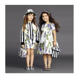 Baby Girl Costume Spring Summer Sukienki dla dzieci Księżniczka File Falu