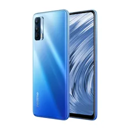 Oryginalny REALME V15 5G Telefon komórkowy 8 GB RAM 128GB ROM MTK 800U Android 6.4 "Pełny ekran Amoled 4310MAH 64.0mp Telefony Telefony Palec