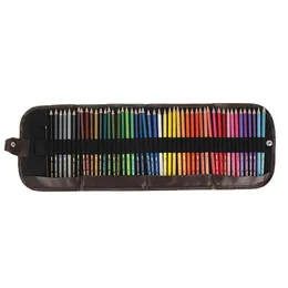 Zhuting 48 färger färgpennor Ställ in vattenlöslig akvarellkonstnär som målar indonesisk blyertspenna med blyertspåse för skolritskiss konstförsörjning