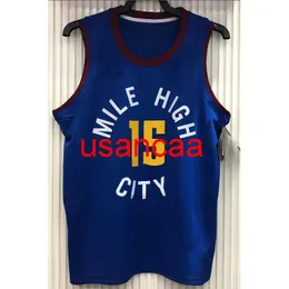 All embroidery JOKIC MURRAY PORTER JR. 15# 2021 basketball jersey Customize men's women youth add any number name XS-5XL 6XL Vest