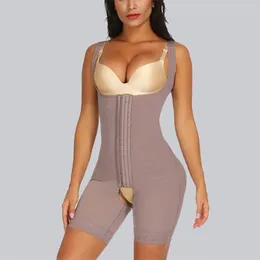 Full Body Shaper Columbian Reductive Girdles Waist Trainer Shapewear Bodysuit Pasek Odchudzający i Modelujący Post Liposukcja 211218