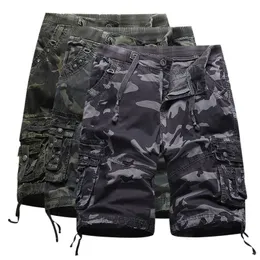 Ishowtienda overalls kamouflage män shorts sommar baggy byxor lösa byxor pantaloner cortos casuales casual shorts män x0705