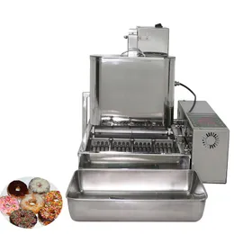 Qihang_top Automatisk Mini Donut Machine Rostfritt Stål 4 Rader Donut Maker Fryer Commercial Donut Making Machines