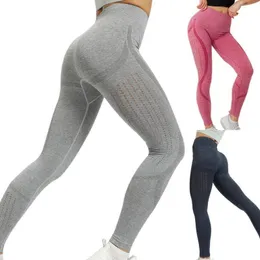 Yoga Outfit Kobiety Spodnie High Waist Trener Sportowe Legginsy Gym Rajstopy Bieganie Spodnie Trening Tummy Control Panties S-XL