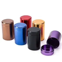 Mini Titanium Alloys Coffee Tea Sealed Can Teas Spice Packaging Cans Reusable Food Storage Tank Portable Kitchen Storages Boxes