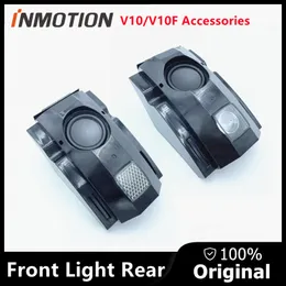 オリジナルの自己バランスのモノーヘルのスクーターのフロントリアライトとスピーカーのためのinmotion v10f v10一輪車の手押し車の手押し車の手押し車Euc SCV部品アクセサリー