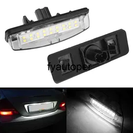 CANBUS NO ERROR 2PCS LED-licensplattor för Mitsubishi Colt Plus Grandis 2003 ~ Vit bilnummerlampa