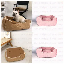 Flor do vintage animais de estimação cama cães gatos inverno quente canil schnauzer chihuahua teddy corgi canis ins moda camas para cães sofá