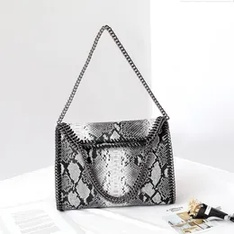 Fábrica por atacado Mulheres Bolsa Bolsa de Moda de Moda de Moda Personalidade Dobrando Bolsas de ombro Contraste de Couro Elegante Grandes Couros de Crocodilo Bolsas 9 Cores