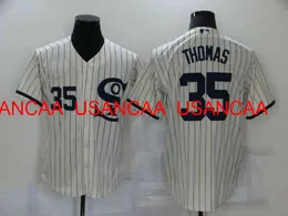 Uomo Donna Gioventù Frank Thomas 2021 Field of Dreams Maglie cucite Jersey crema/blu navy XS-5XL 6XL