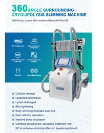 مجسات مريحة تحلل cryolipolys 3 cryo مقابض الدهون تجميد cryolipo آلة شفط الوزن فقدان الوزن بسرعة مع 40K التجويف rf الليزر الوسادة معدات الجمال