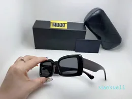 luxury- Woman Sunglasses Beach Goggle Sunglasses Summer Adumbral Glasses UV400 Model 2090 5 Color High Quality with Box Gifts